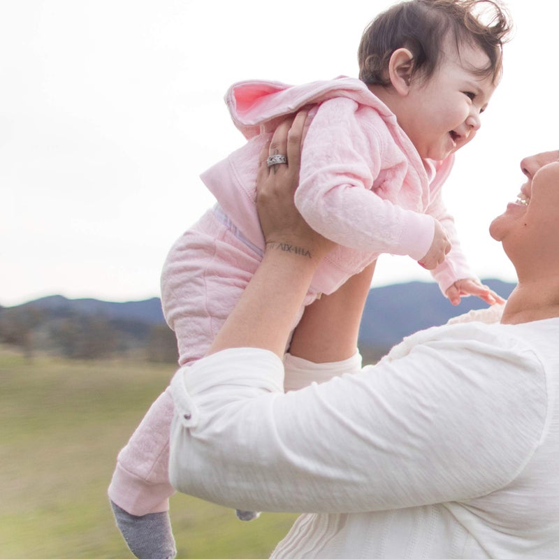 Burt's Bees Baby Unisex Sweatshirts, Lightweight Zip-up Jackets Coats, Organic Cotton Hooded, Blossom Quilted, 6 Months US - Image 2